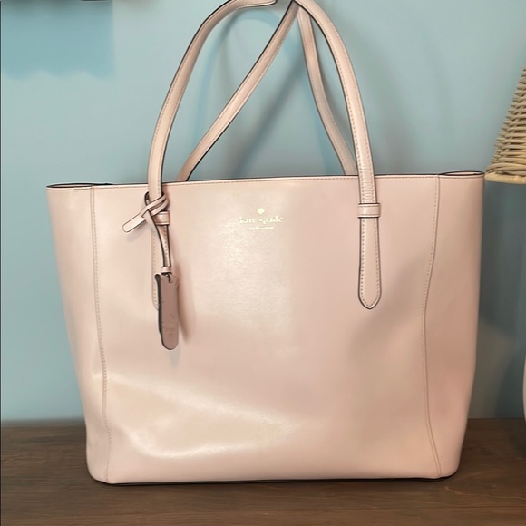 kate spade Handbags - Kate Spade Blush Pink Leather Tote